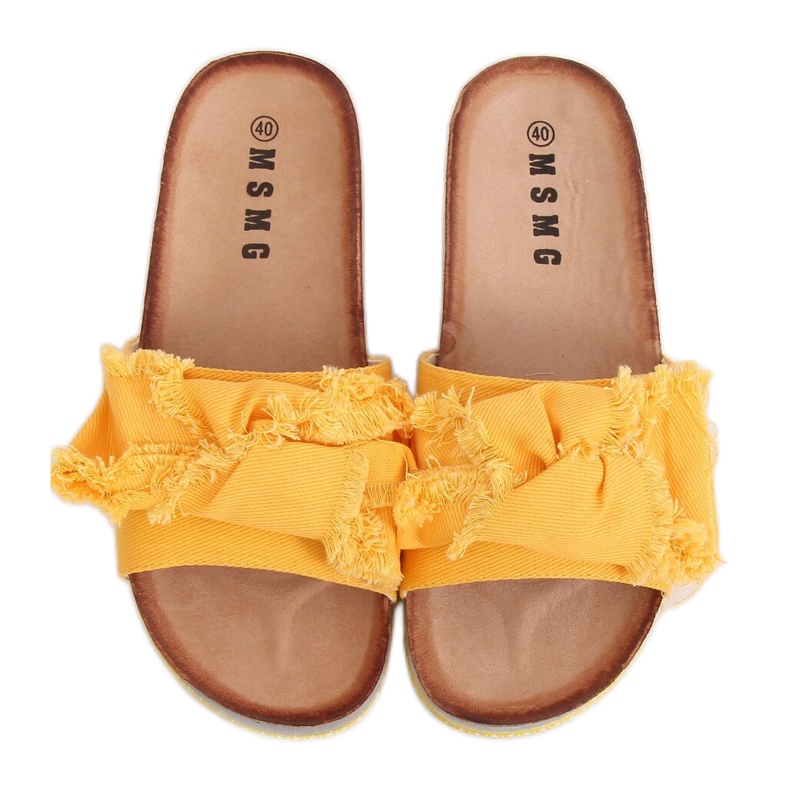 Honung tofflor för kvinnor WS9023 gul