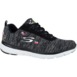 Skechers Flex Appeal 3.0 W 13074-BKW skor svart