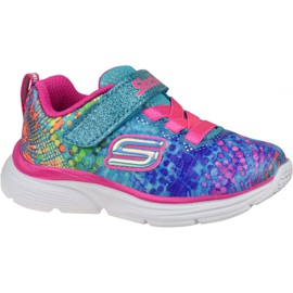 Skechers Wavy-Lites Jr 81385N-MLT mångfärgad grön