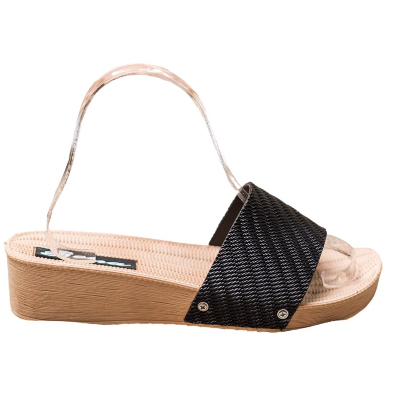 Bona Snygga kil tofflor svart