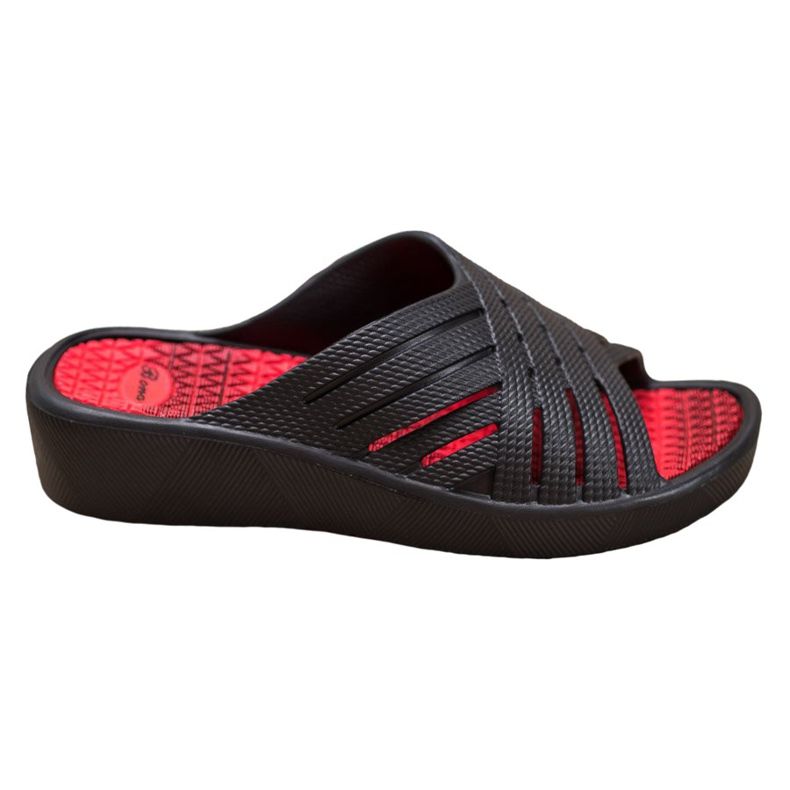 Bona Bekväma ljusa tofflor svart