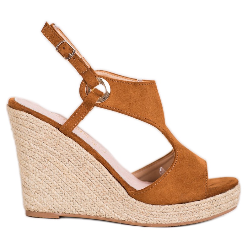 Goodin Stängda Espadrilles -sandaler brun