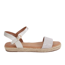 Grå espadrillessandaler WH939 Grå