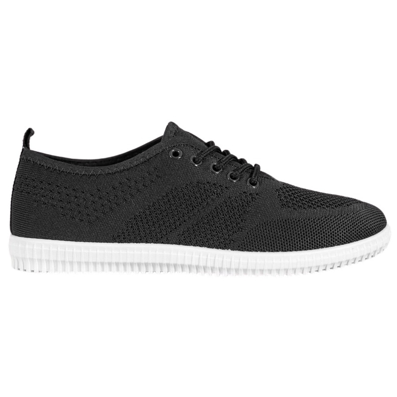 SHELOVET Knutna Openwork -sneakers svart
