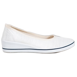 Comer Vit Ballerina På Kil grå