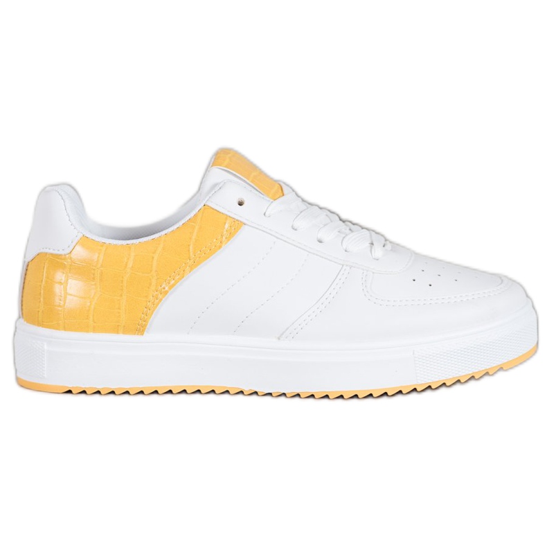 SHELOVET Snygga skor på plattformen vit