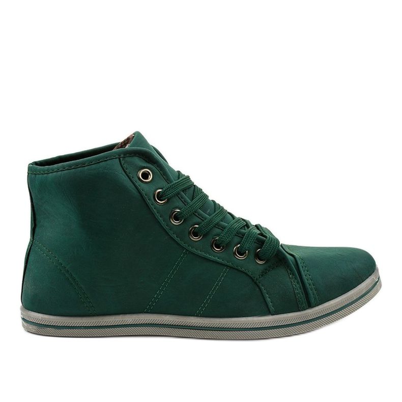 Trendiga High Sneakers TL362 Grön