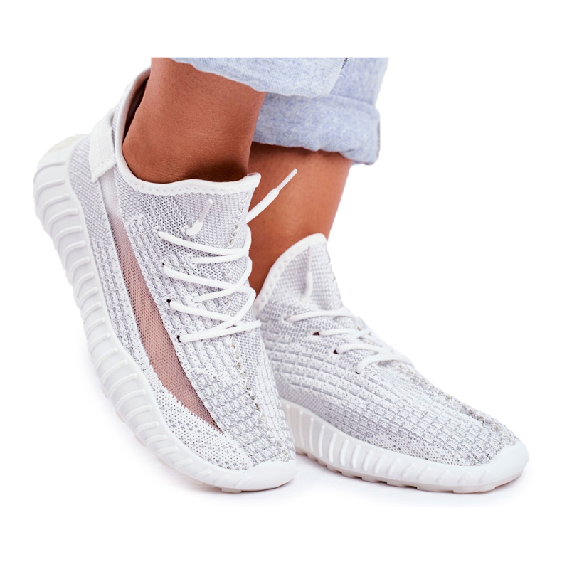 Kvinnors sportskor, ljus, luftig silver Lumiere grå