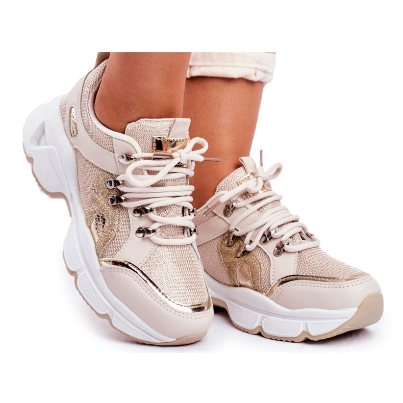 SEA Kvinnors guldpekingsportskor gyllene