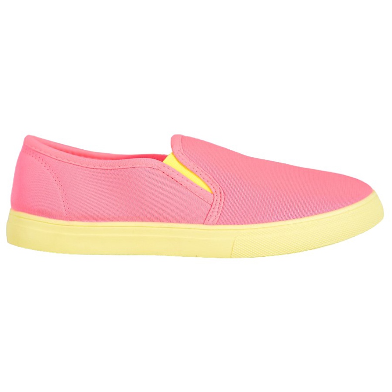 Bona Slipons med neonsula rosa