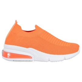 SHELOVET Orange sneakers