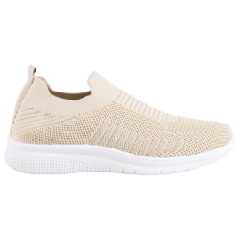 SHELOVET Textil Slip-On skor brun