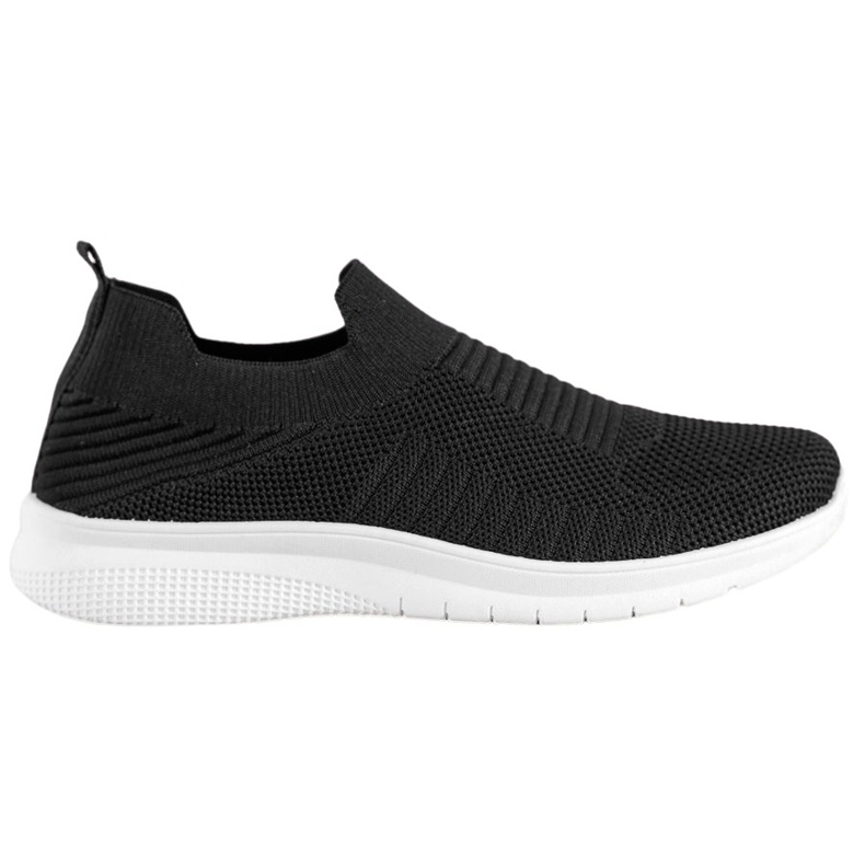 SHELOVET Textil Slip-On skor svart