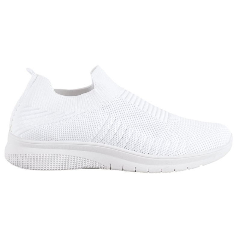 SHELOVET Textil Slip-On skor vit