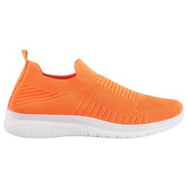 SHELOVET Textil Slip-On skor orange