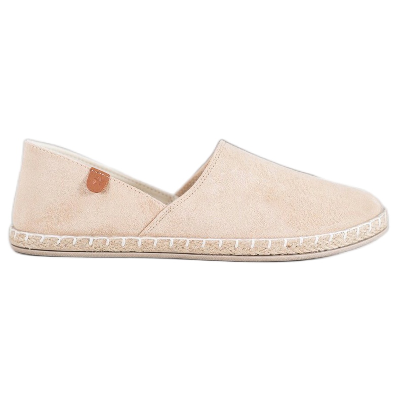 SHELOVET Slip-on Beige Espadrilles
