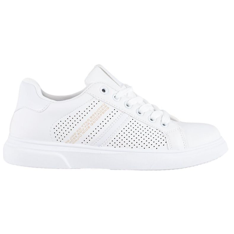 SHELOVET Openwork vita sneakers