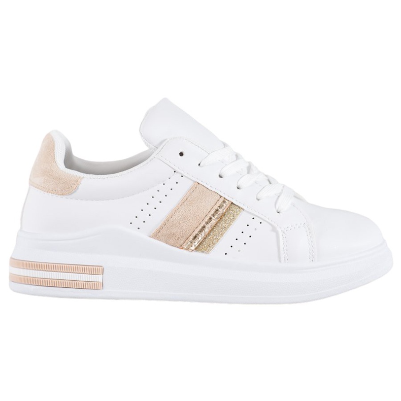 SHELOVET Eco Leather Sneakers vit