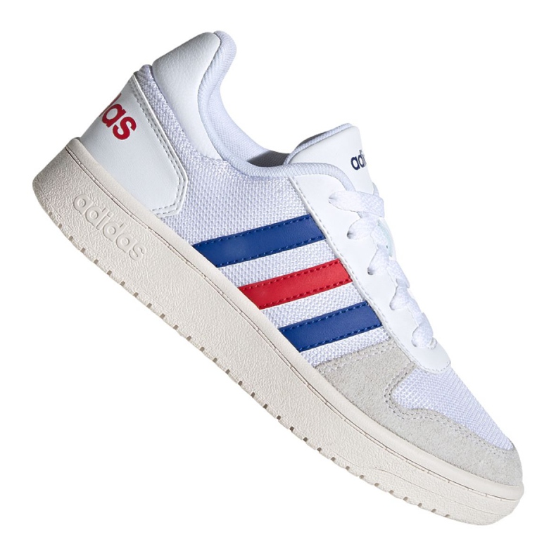 Adidas Hoops 2.0 Jr FW9120 skor vit grå