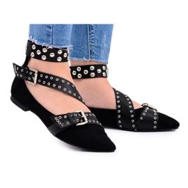 Lu Boo Black Ballerina Rem Nitar I Spitz Esteria svart