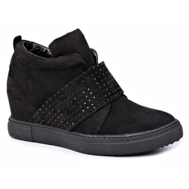 Dam Sneakers Black Lu Boo Paljetter PinkSugar svart
