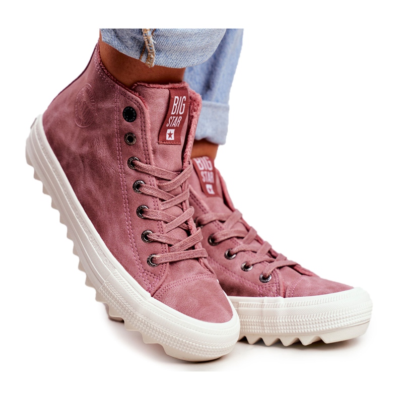 Dam Sneakers Big Star High Warm Pink GG274109 rosa