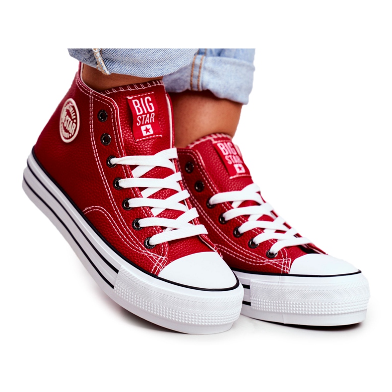 Dam Sneakers Big Star Red GG274014 röd