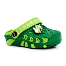 Barnens Green Foam Crocs Green Plane Donald grön