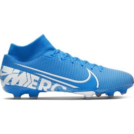Nike Mercurial Superfly 7 Academy FG / MG M AT7946-414 fotbollsskor mångfärgad blå