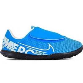 Nike Mercurial Vapor 13 Club Ic PS (V) Jr AT8170-414 fotbollsskor blå blå