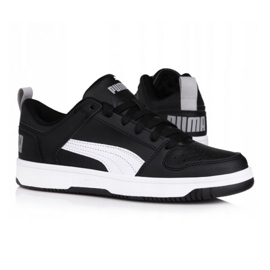 Puma Rebound Layup Lo Sl Jr 370490 02 svart