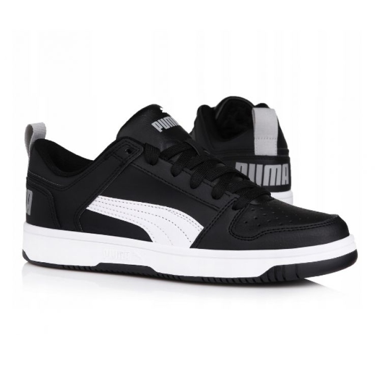 Puma Rebound Layup Lo Sl Jr 370490 02 svart