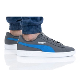 Skor Puma Smash V2 Buck M 365160 25 blå grå