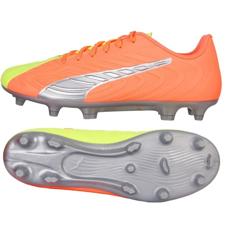 Puma One 20.4 Osg FG / AG M 105966 01 fotbollsskor mångfärgad orange