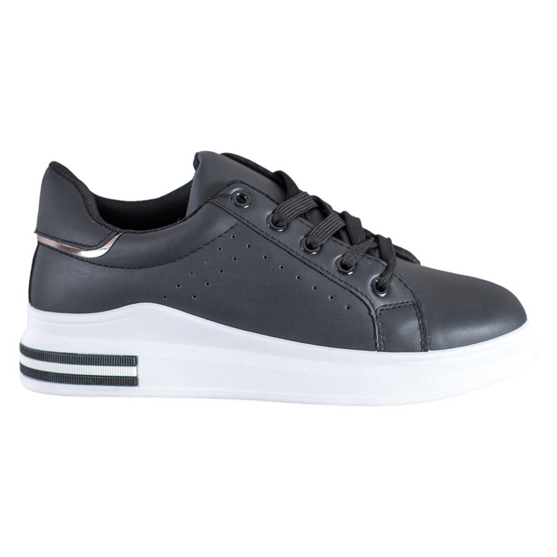 RTX WALK Snygga Eco Leather Sneakers svart