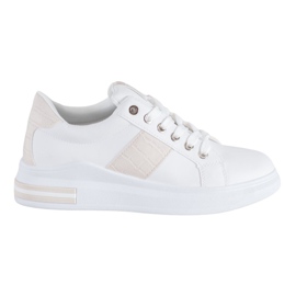 RTX WALK Sneakers med beige inlägg vit rosa