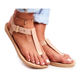 Sandaler för kvinnor Doftande gummi ZAXY Beige DD285040