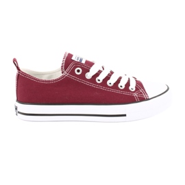 American Club Amerikanska rödbrun sneakers LH12 flerfärgad