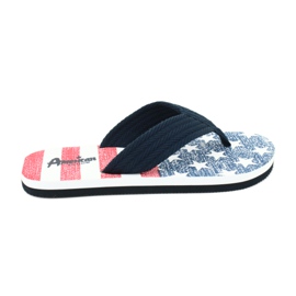 American Club Amerikanska flip flops lätt skum JP05 marinblå