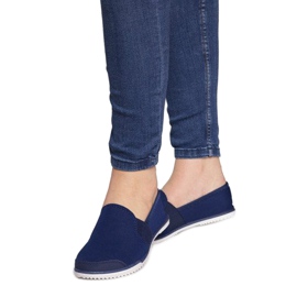 Lycra HT48 Navy Slip-On Sneakers marinblå