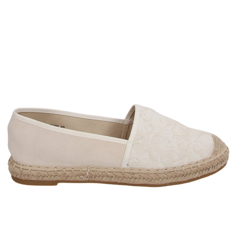 Beige espadriller för kvinnor BB29 Beige II Quality