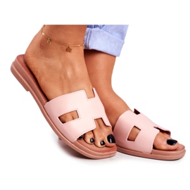 BUGO Dam Tofflor Rosa Geometrisk Klassisk Theodora