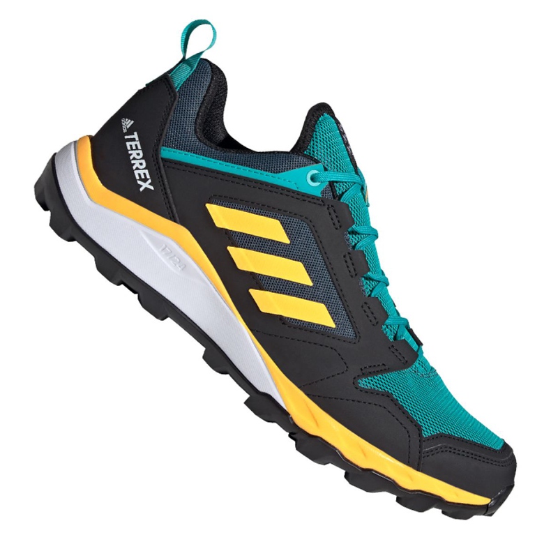 Adidas Terrex Agravic Trail M FV2418 skor svart mångfärgad grön gul