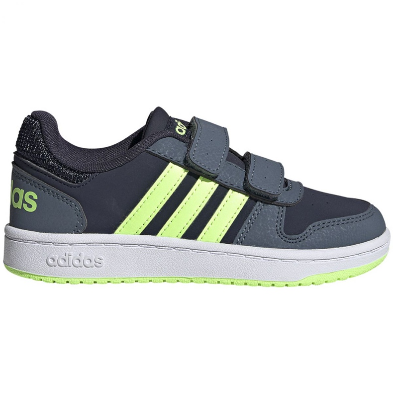 Adidas Hoops 2.0 Cmf Jr FW4930 skor marinblå mångfärgad