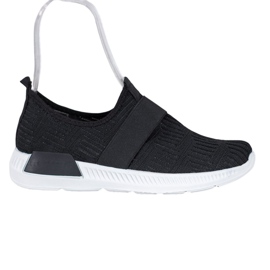 SHELOVET Slip-on sportskor svart