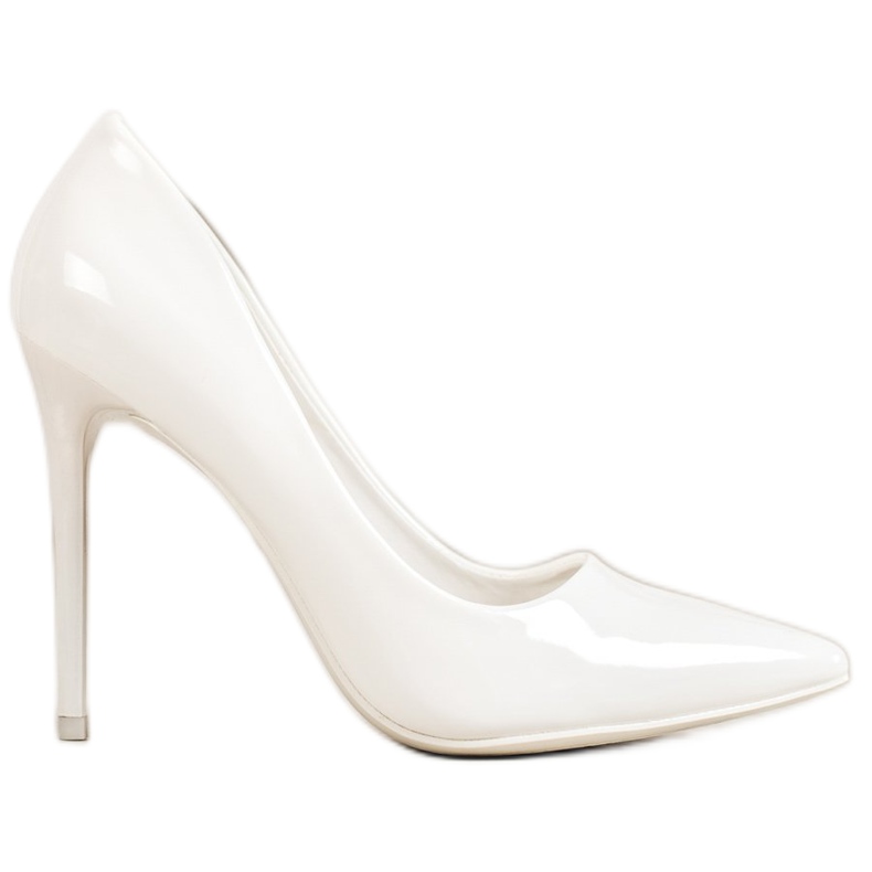 Small Swan Lackerade stift vit