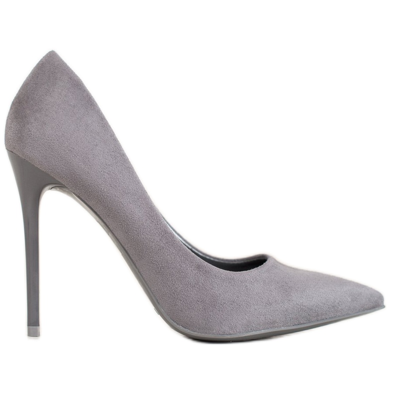 Small Swan Grå stiletter med mocka