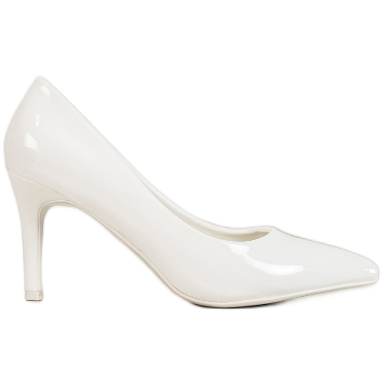 Small Swan Lackerade stift vit