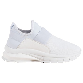 SHELOVET Sports Slip-On Sneakers vit