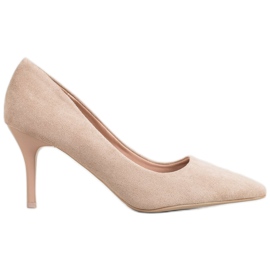 Small Swan Casual högklackat brun